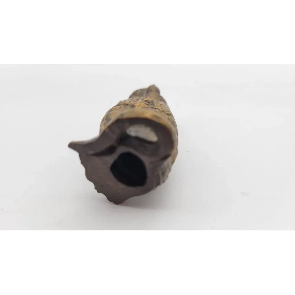 Vintage Brass‎ Look Resin Kitty Figurine Cat cute